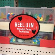 Organized Valentine's Day Candy Tackle Box