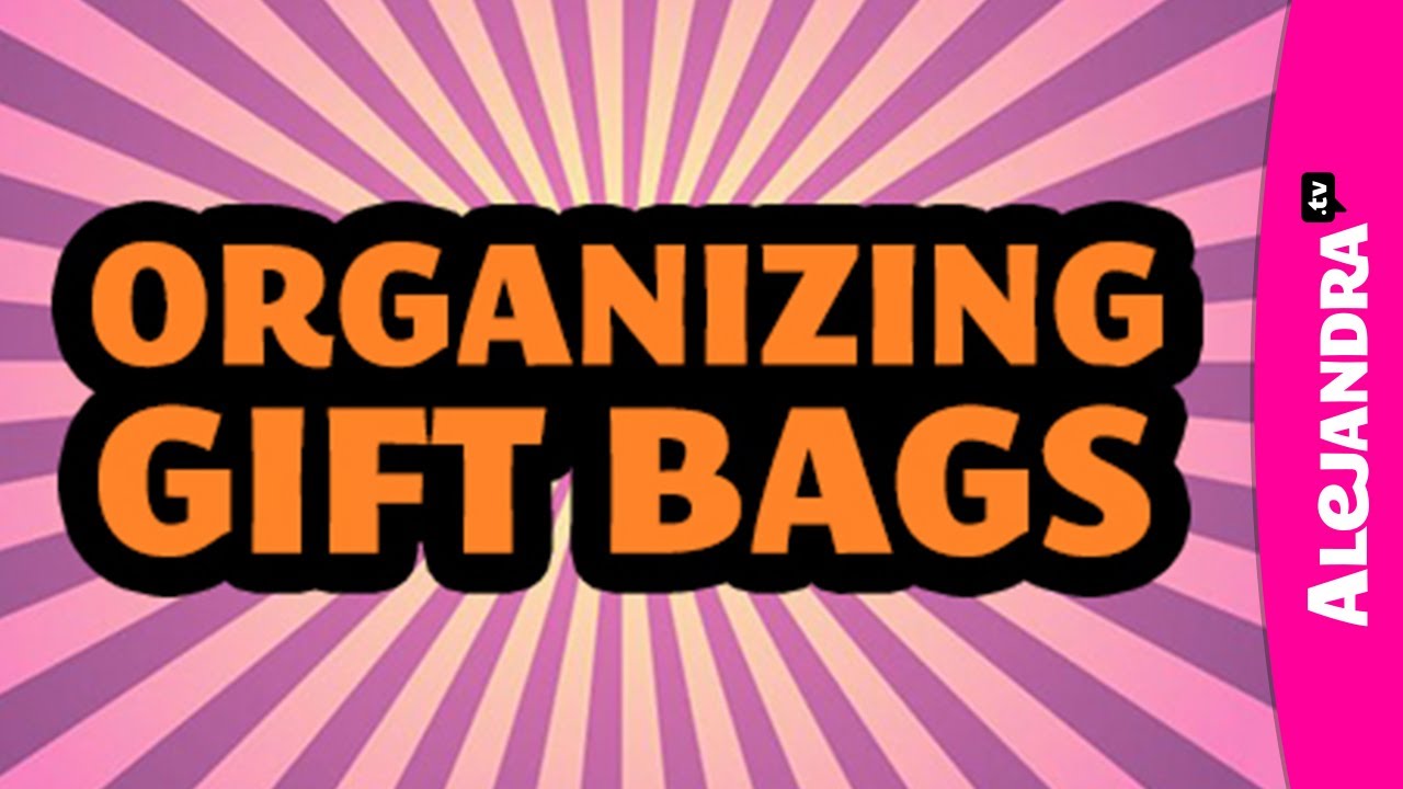 Video How To Organize Gift Wrap Bags Tags Video How To Organize Gift Wrap Bags Tags