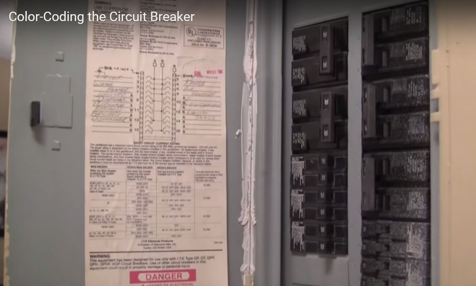 [VIDEO] Organizing Tips & Tricks ColorCode Your Circuit Breaker