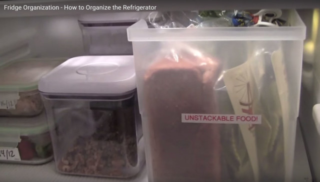 How to Organize Unstackable Food in the Fridge