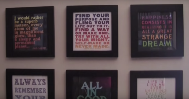 Creating a Motivation Wall with Your Favorite Quotes