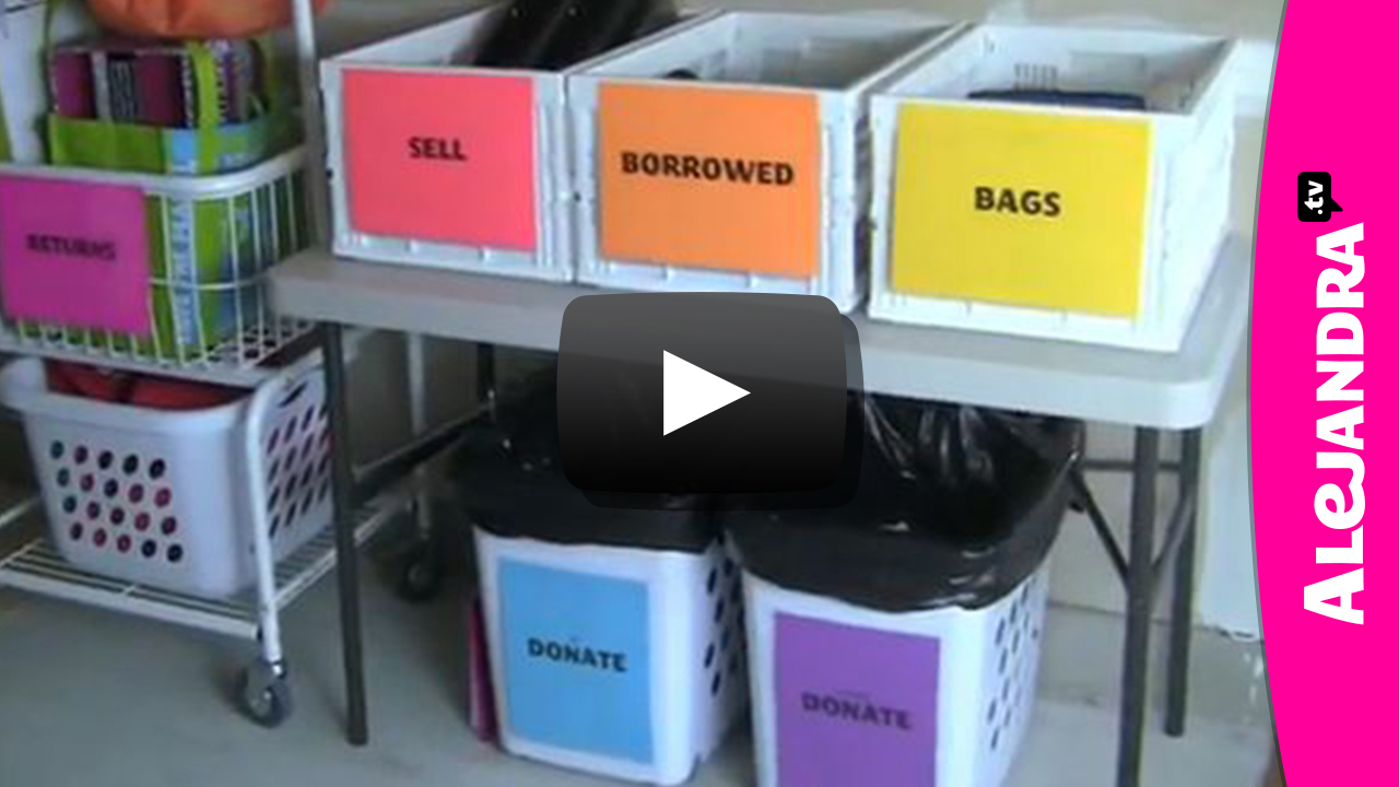 VIDEO]: How to Organize Things That Are Leaving Your House