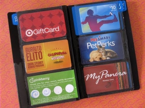 How to Organize Your Wallet, Credit Cards & Gift Cards