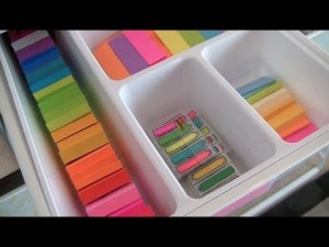 Home Office Organization: How to Organize Post-it Notes