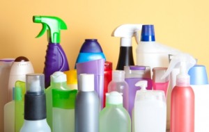 household cleaners, cleaner bottles