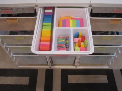 Home Office Organization: How to Organize Post-it Notes