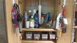 Bathroom Cabinet Organization