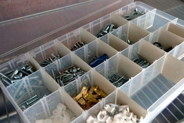 Use A Tackle Box To Sort Nails & Screws Use A Tackle Box To Sort Nails & Screws