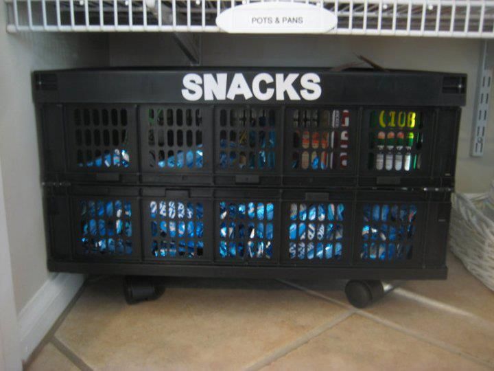 How to Make Snacks In The Pantry Easy to Access