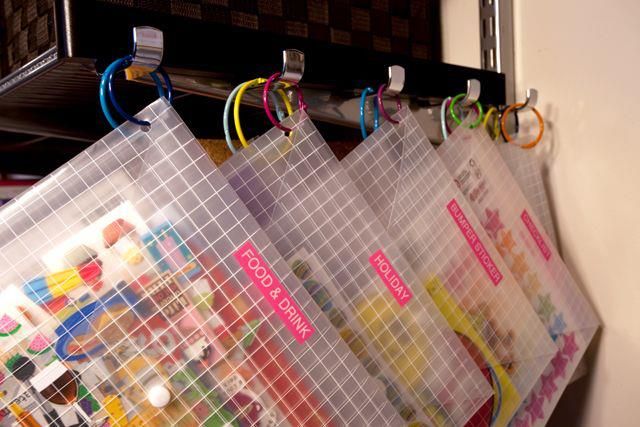 How to Organize Stickers in the Home Office