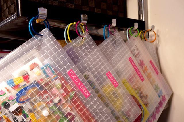 How to Organize Stickers in the Home Office