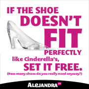 If the shoe doesn't fit... #AlejandraTV