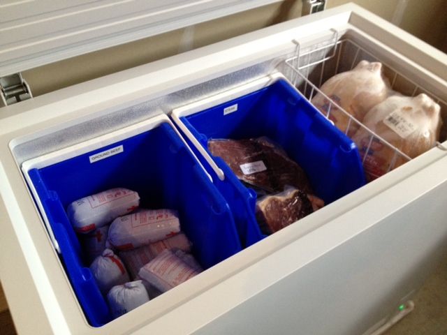 How to Easily Access Stuff At The Bottom Of A Deep Freezer