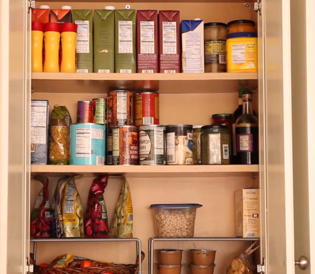 Kitchen Organizing Tip: Organize Food by Type & Frequency of Use