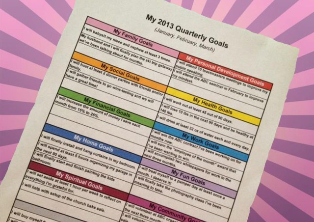 Getting Organized with Goal Setting: New Year, New You