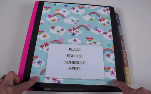 How to Organize Your Binder