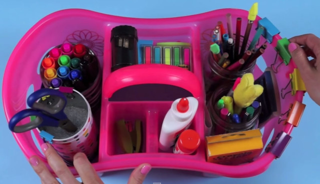 Organizing a Homework Caddy