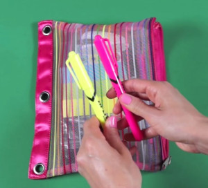 Organizing on sale pencil case