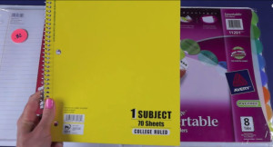 Walmart- notebooks