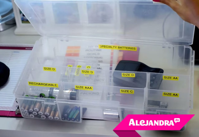 How to Organize Batteries
