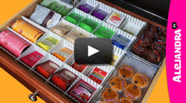 how to organize coffee and tea in the kitchen