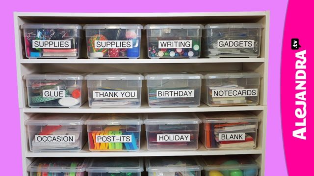 How to Organize Craft & Office Supplies
