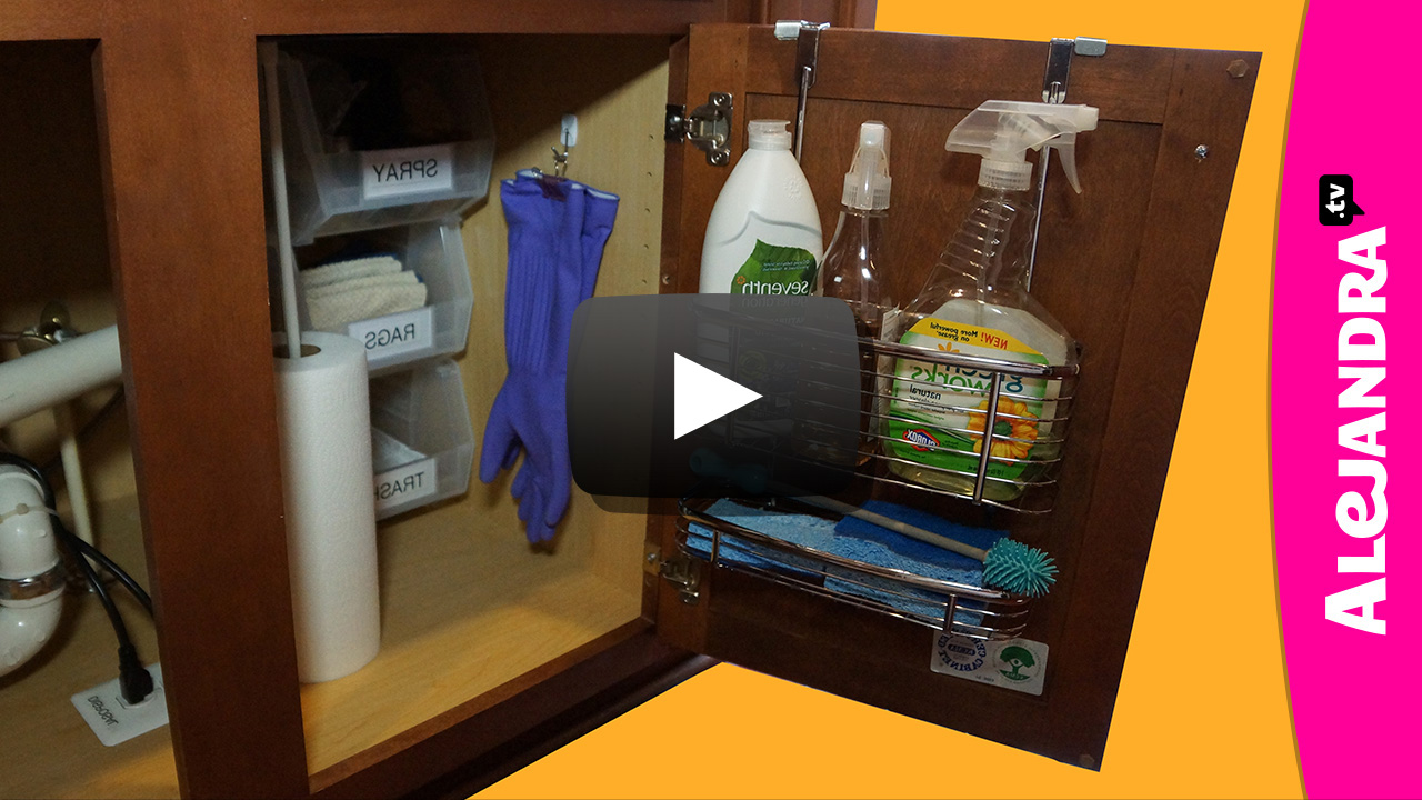 Video How To Organize Under The Kitchen Sink Cabinet