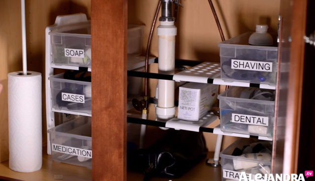 How to Organize Under the Bathroom Sink