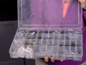 Keep Nails, Screws, and Hardware Organized in a Tackle Box