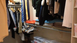 Closet Organizing Idea: Organized Master Walk-in Closet