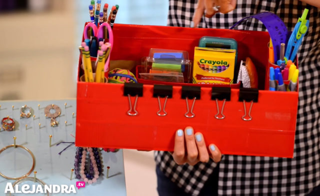 DIY Homework Caddy