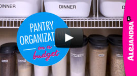 Pantry Organization on a Budget - Dollar Store Organizing