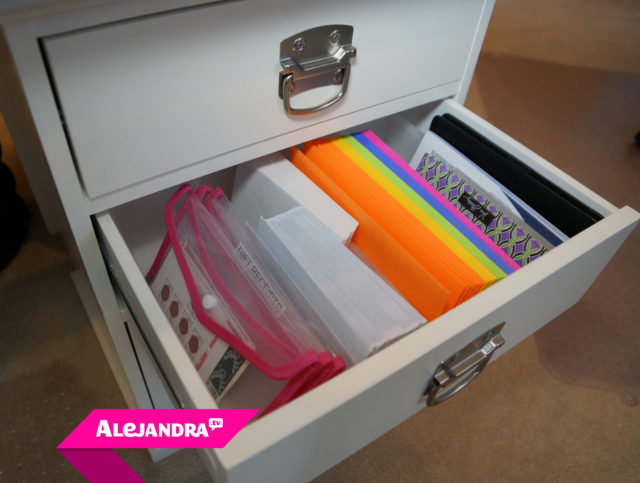 Budget Friendly Organizing: How to organize your shipping supplies #AlejandraTV