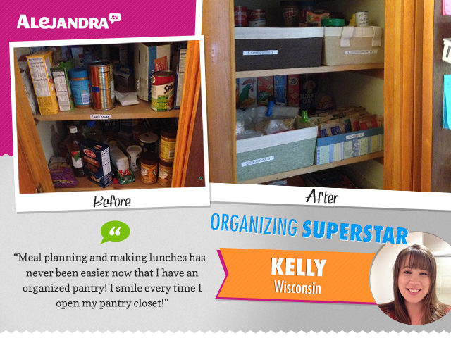 Power Productivity Program Superstar Kelly’s recipe for a better pantry!