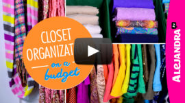 Closet Organization on a Budget - Dollar Store Organizing