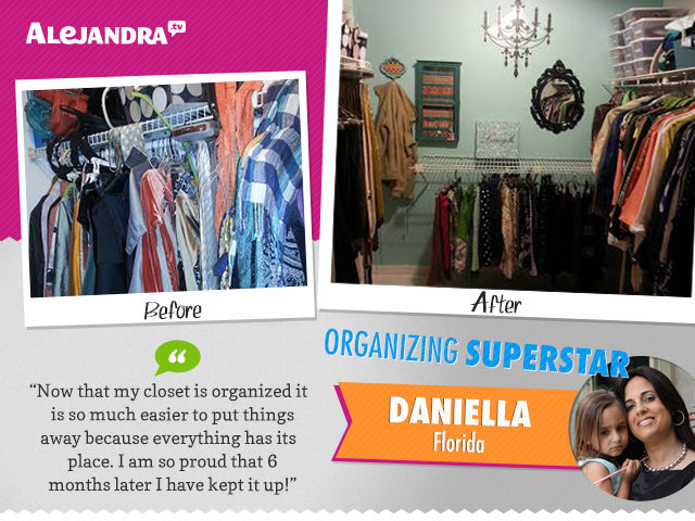 Indulge your inner fashionista, with a closet makeover inspired by Daniella! She’s one of my Power Productivity Program Superstars, and she did a PHENOMENAL job taking her bedroom closet from DRAB to FAB! 