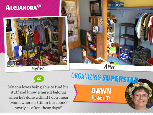 What if your children had rooms that they actually enjoyed keeping clean? Let Power Productivity Program Superstar Dawn and her son inspire you!