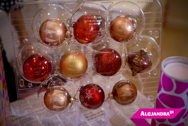 DIY Ornament Organizer = Apple Container from Costco #AlejandraTV