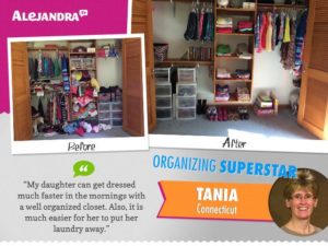 If you've Been Meaning to Organize the Kids' Closets, Meet Power Productivity Program Superstar Tania!!