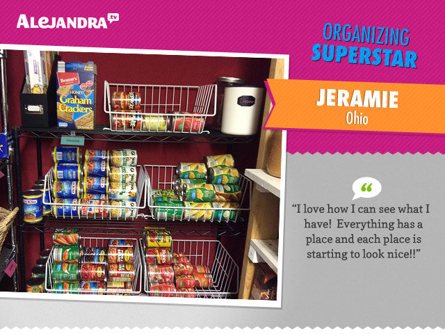You “can” conquer #pantry clutter, like Power Productivity Program Superstar Jeramie!  #AlejandraTV