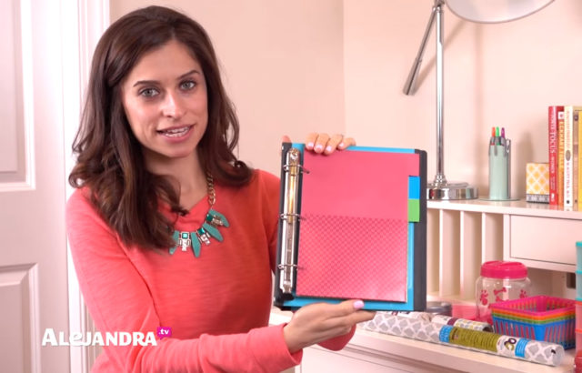 Dollar Store Organization Products - Mini Binder Dividers