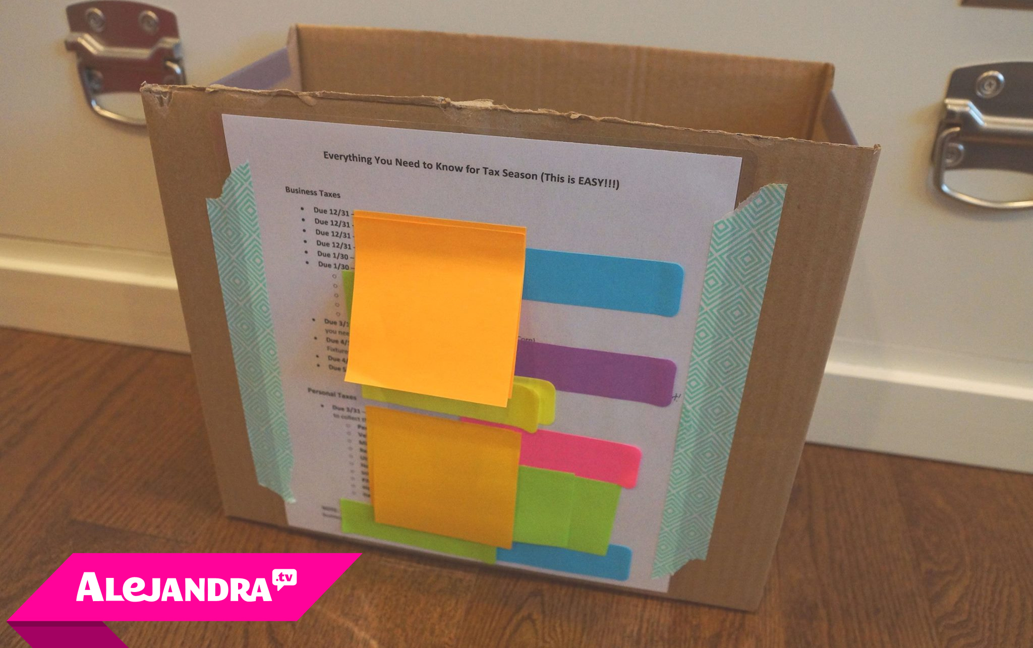 How to Organize Tax Documents Making Tax Time Easier