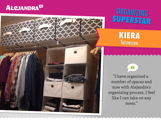 Check out Power Productivity Program Superstar Kiera's Organized Closet