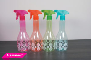 Cleaning Kit Essentials - Colorful Dollar Store Spray Bottles