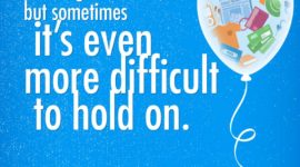 Sometimes it's difficult to let go of clutter, but sometimes it's even more difficult to hold on. #AlejandraTV