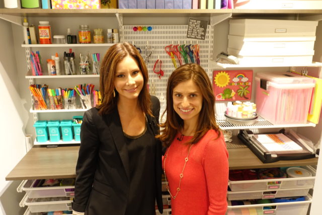 Professional Organizer Alejandra Costello and Good Morning America's Rebecca Jarvis