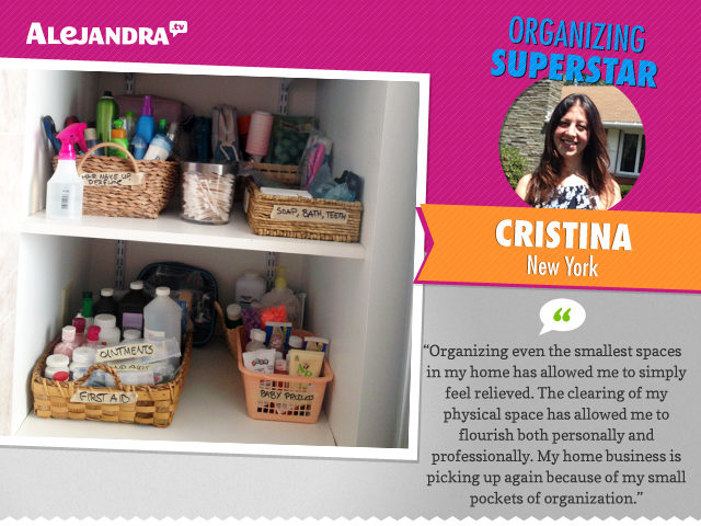 Reduce clutter & boost business?! Cristina says YES!