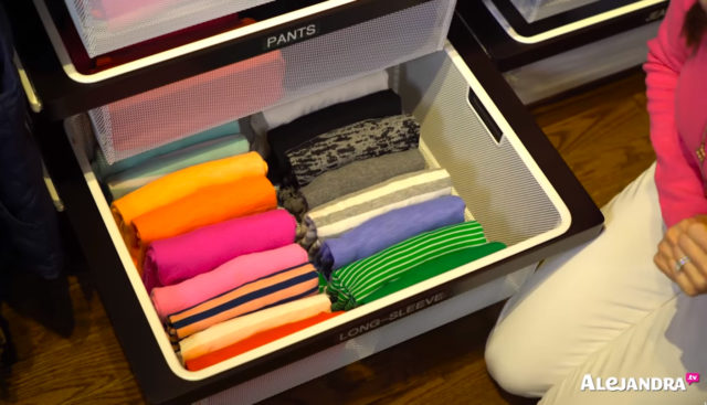 Dresser Drawer Organization - How to Fold Tshirts