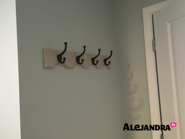 Guest Room Organization Tips - Wall Hooks