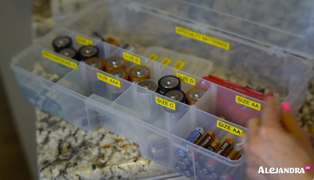 Battery Organization Ideas - How to Organize Batteries